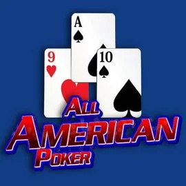 All American Poker slot visual from RTG (Reel Time Gaming) available on magiuscasino-espana.com