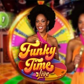 Funky Time slot icon by Evolution, available at Magius Casino