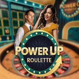 PowerUP Roulette slot logo by Pragmatic Play at Magius Casino
